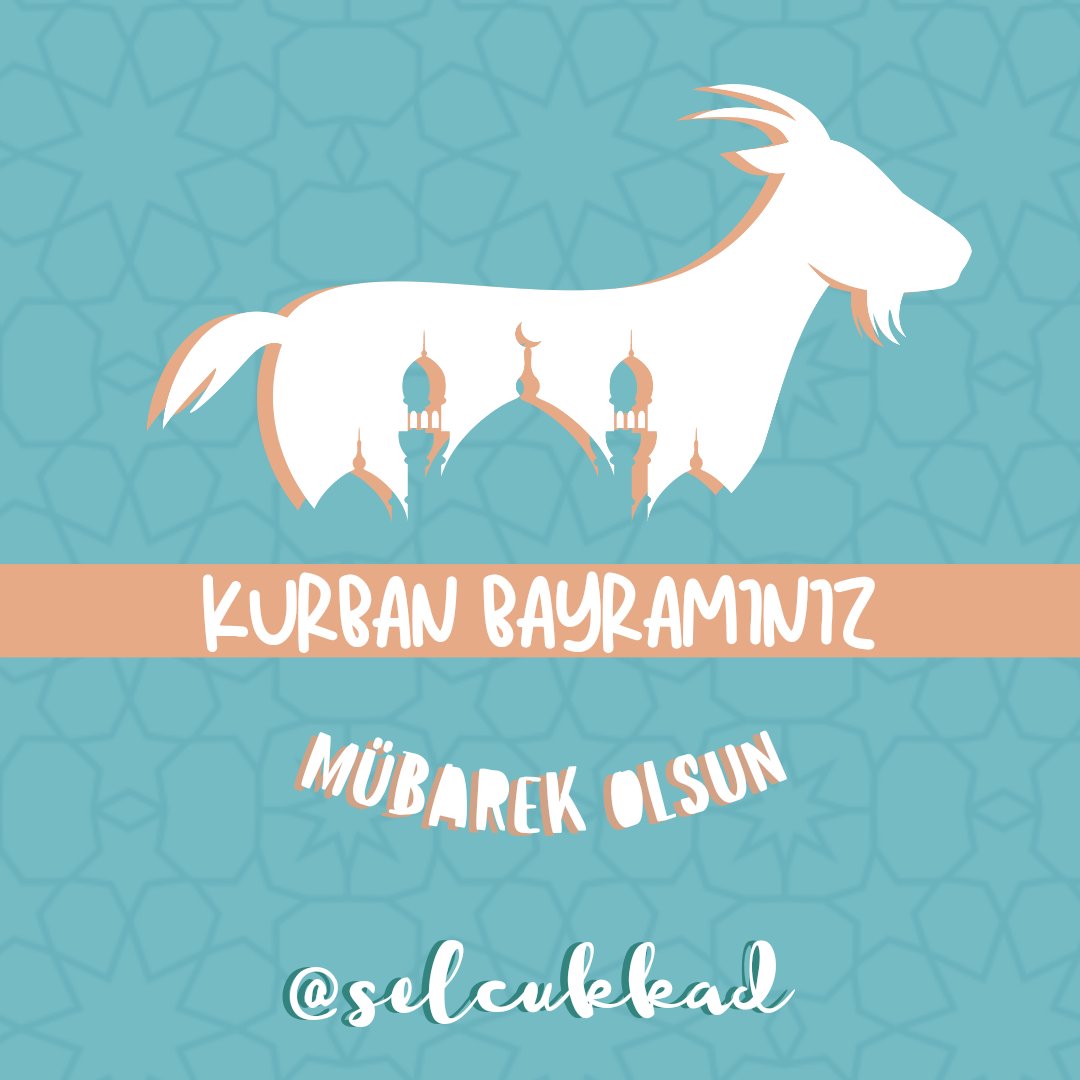 🤗🤗Sevdiklerinizle birlikte sağlıklı ve huzurlu daha nice bayramlar geçirmeniz dileğiyle...

Bayramınız mübarek olsun🥰

#selkad #selçuküniversitesi  #kurbanbayramı #hayırlıbayramlar #ziyaret #bayramziyareti #eidmubarak #bayramlaşma #bayram #bayramınızmübarekolsun
