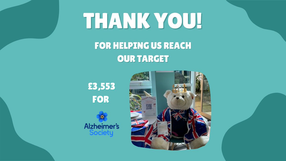 We've reached our fundraising goal of £3,500 for The Alzheimer’s Society!

But, we're still keen to raise more if possible. If you feel called to contribute here's a link to our JustGiving page.

@alzheimerssoc

justgiving.com/fundraising/ub…

#VolunteersWeek