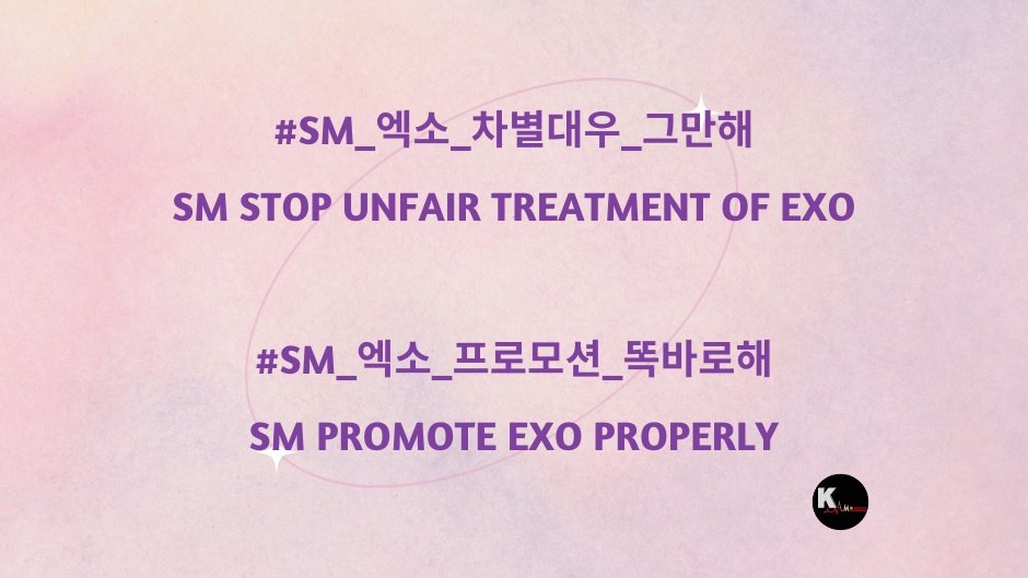 Guys it is time to start using the hashtags. Let's all work together to push SM to stop unfair treatment towards EXO &amp; promote EXO properly.

‼️ Retweet &amp; reply these hashtags ‼️

#SM_엑소_차별대우_그만해
#SM_엑소_프로모션_똑바로해

#EXO #엑소 <a href="/weareoneEXO/">EXO</a>