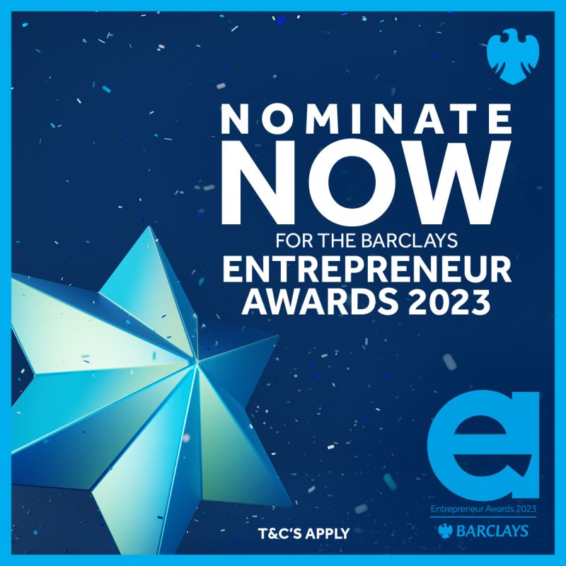 Are you developing an innovative product, service or idea? 💡

Nominate yourself or another entrepreneur in this year’s Barclays Entrepreneur Awards! 🏆 Entries close at midnight tomorrow, Friday 30 June 2023.

Find out more here ⬇️
barc.ly/3J7nqjn

#Barclays #EagleLabs
