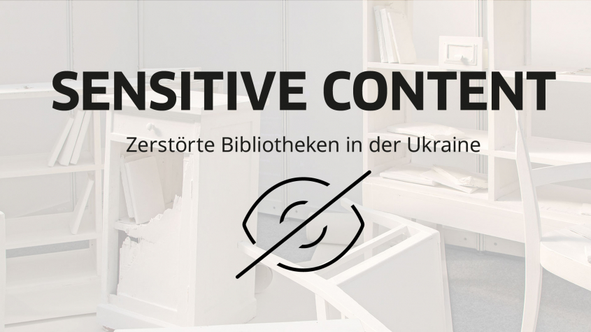 Staatsbibliothek zu Berlin (@stabiberlin) on Twitter photo Zerstörte Bibliotheken in der Ukraine - eine Ausstellung gegen den kulturellen Gedächtnisverlust! In Kooperation mit <a href="/UKRinDEU/">Ukrainische Botschaft</a> & <a href="/bookinstUA/">Ukrainian Book Institute</a> zeigen wir die Kunstinstallation 'Sensitive Content' von Sofia Hupalovska & Dariia Bila - im #StabiKulturwerk blog.sbb.berlin/termin/ausstel… Zerstörte Bibliotheken in der Ukraine - eine Ausstellung gegen den kulturellen Gedächtnisverlust! In Kooperation mit <a href="/UKRinDEU/">Ukrainische Botschaft</a> & <a href="/bookinstUA/">Ukrainian Book Institute</a> zeigen wir die Kunstinstallation 'Sensitive Content' von Sofia Hupalovska & Dariia Bila - im #StabiKulturwerk blog.sbb.berlin/termin/ausstel…