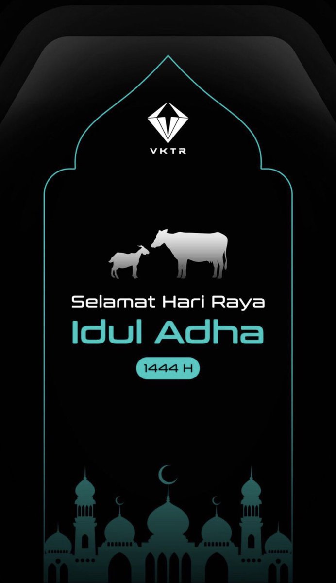 VKTR_id's tweet photo. Keluarga besar VKTR mengucapkan Selamat Hari Raya Idul Adha 1444 H. https://t.co/pVK2IbSmEO