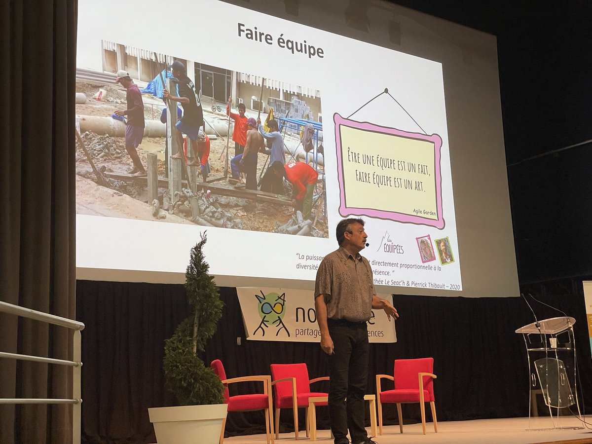 MaximeLenne's tweet photo. 🚀 C’est parti pour 2jours d’AgiLille organisé par @NordAgile !

Keynote d’ouverture par  @agilex 🎤 : nous fait un retour sur 20 ans d’agilité !

🗓️ à 15h conférence de Nicolas Adam de @thetribeio sur « Le Discovery est mort, vive le Discovery »

#AgiLille2023 #agilité #agility https://t.co/HZ9SR9DiVC