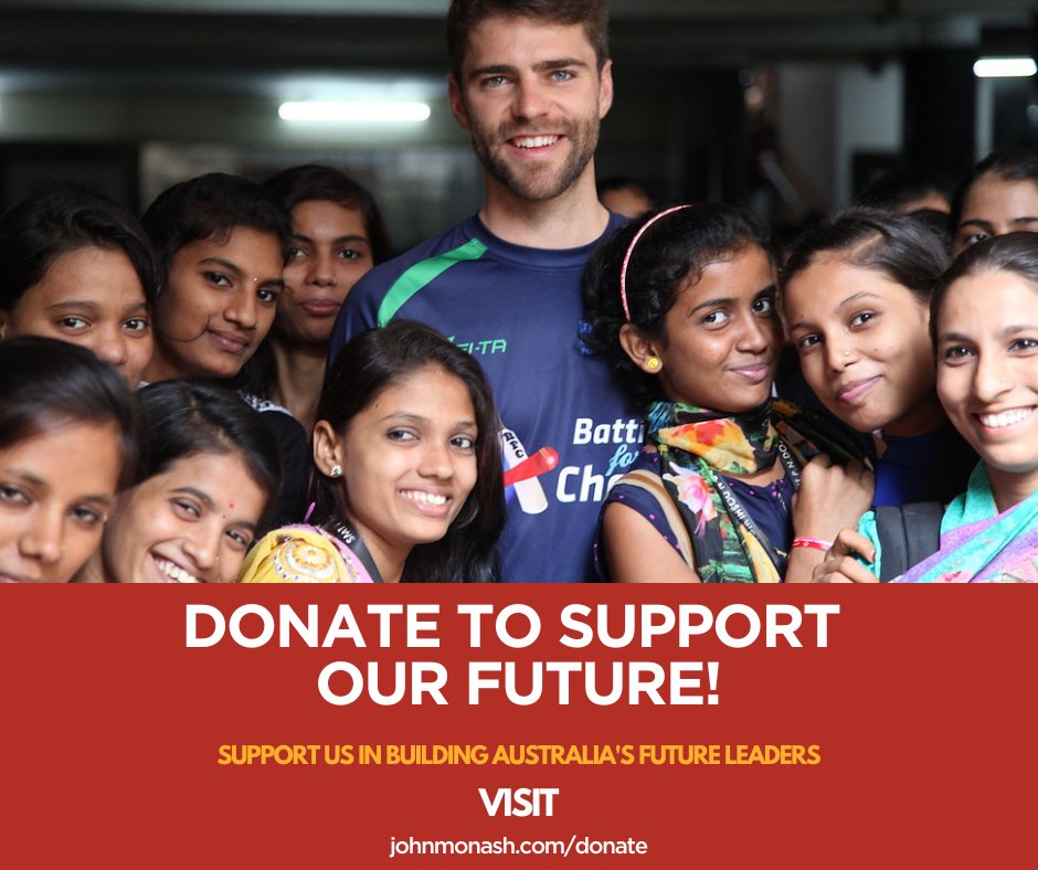 Donations made this end of financial year will actively ensure Scholarship #opportunities are possible for Australian's best and brightest to gain the necessary education to secure the best future for Australia. All #donations are tax deductible: johnmonash.com/donate/