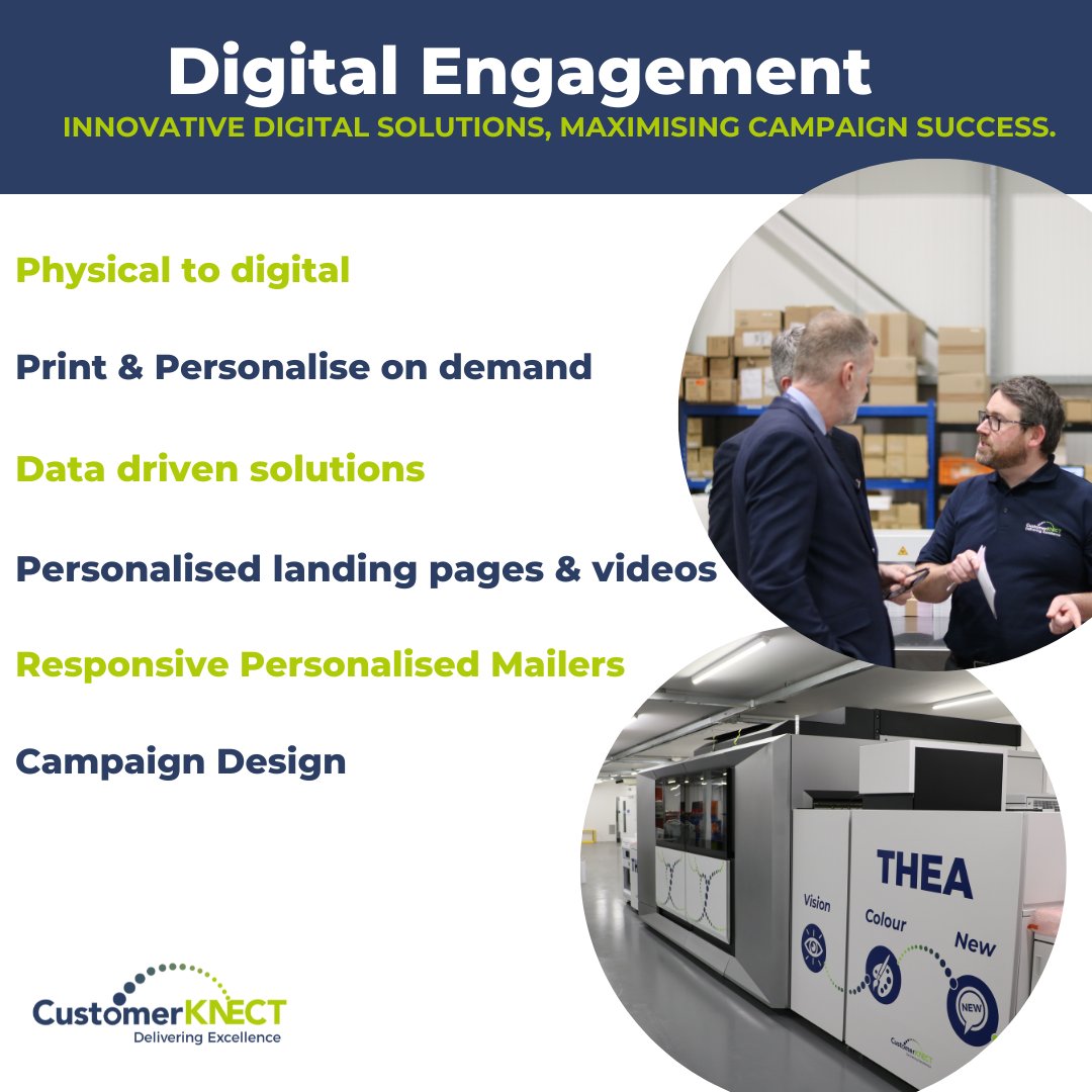 CustomerKNECT's tweet photo. Here at CK we will work with you to understand your objectives and help deliver the outcomes your business needs, utilising bespoke technology driven solutions 💪🏼

Speak to our team today to get started:

💻 https://t.co/6sxerfTEXu
📧 info@customerknect.co.uk
📞 0191 301 1685 https://t.co/x1kZzC6ouL