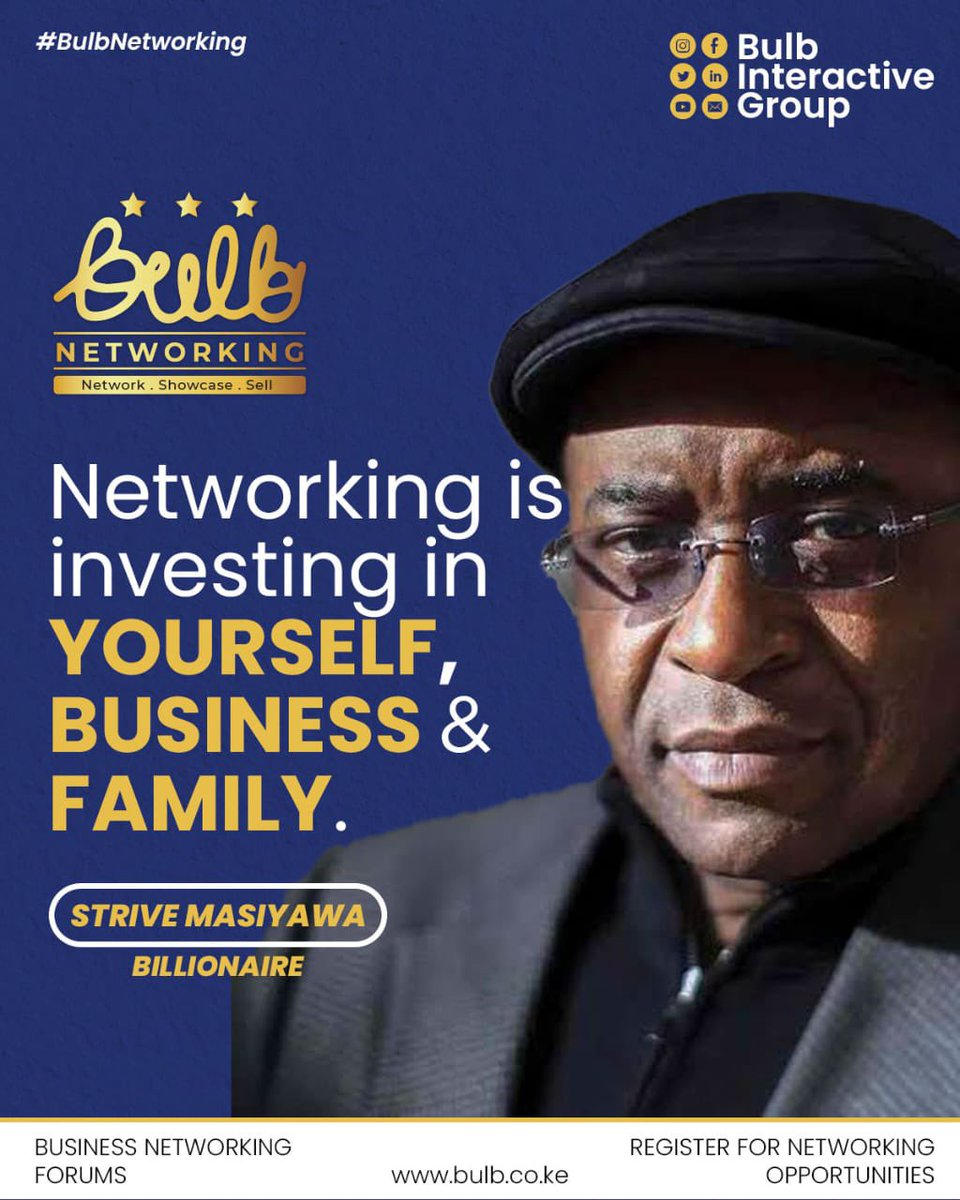 bulbinteractive's tweet photo. Quote by @StriveMasiyiwa5 , Take care of yourself and everything else will work.
#Network to Grow yourself, family and Business.
#BulbNetworking #Networking #Business https://t.co/yeFAW9TuvZ https://t.co/zZ6GAUBCZZ