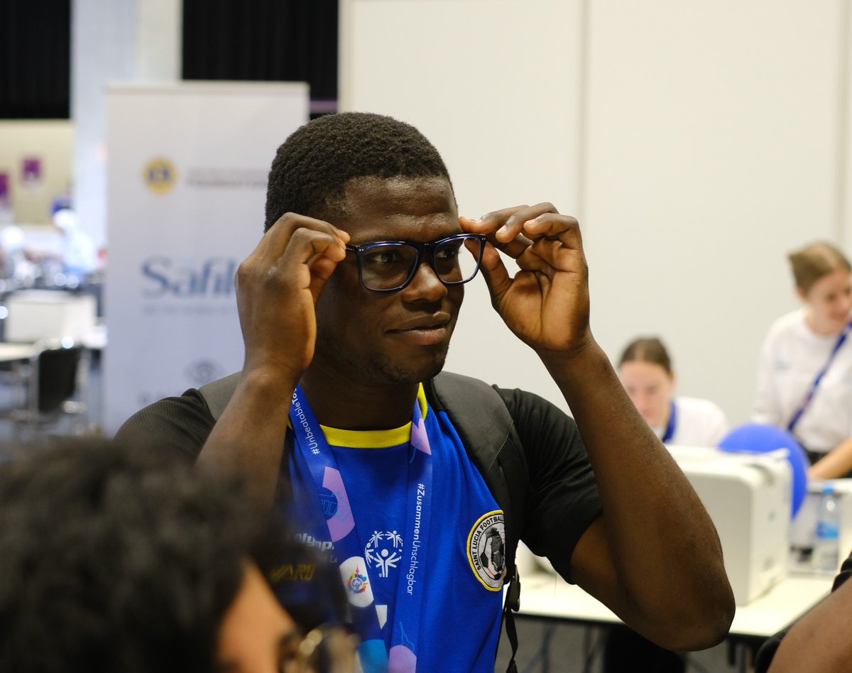 soeuropeeurasia's tweet photo. We are thrilled to share the incredible impact of the Special Olympics Opening Eyes program in partnership with Lions Clubs International Foundation, the OneSight EssilorLuxottica Foundation and Safilo! Together, we continue to change lives. 💪✨

#ChooseToInclude https://t.co/PT0BGrx0VV