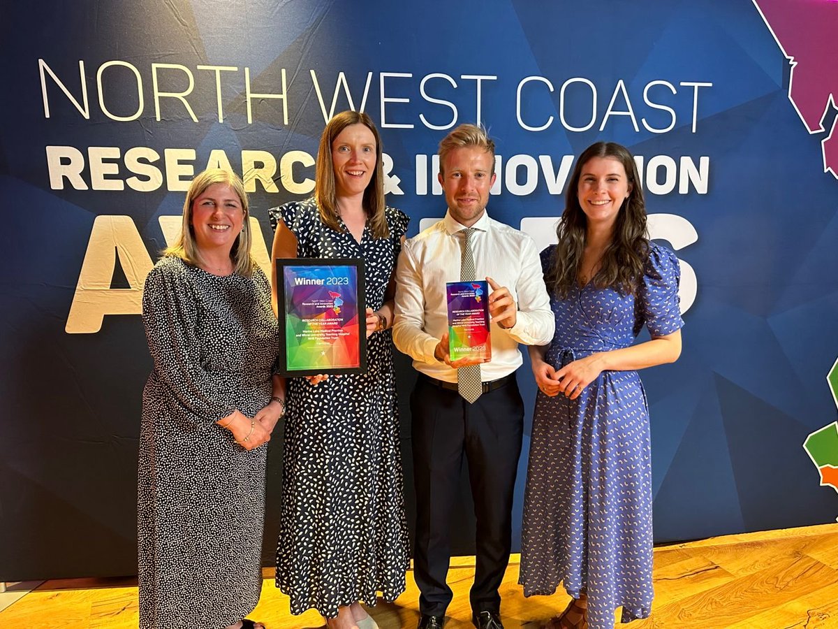 Fantastic teamwork with Marine Lake Medical Practice! Together we won Research Collaboration of the Year for the HARMONIE RSV Vaccine Study looking at how babies can be protected from serious RSV infection illness by giving them a single dose of antibodies. 🤝👏@DrJamesPerry1