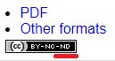 haesleinhuepf's tweet photo. Kind reminder: If you want to allow others to reuse Figures from your #preprint, e.g. to talk about your science in their presentations or on twitter, avoid licenses such as CC-BY-ND.
The "ND" stands for "no derivatives allowed"😉
#OpenAccess 🔓
Read more:
https://t.co/706zRwxpXq https://t.co/JtCfkVNx4r