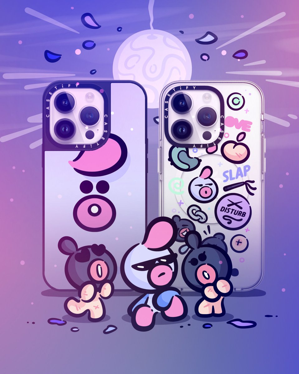 kopokostudio's tweet photo. It's here 🎉
KOPOKO x Casetify collaboration is now live. 
Discover the playful and eccentric universe of #OKONOKO and add a splash of colour to your device today! Don't wait, these designs won't last forever. 
https://t.co/3njdqROxSL
#CASETiFYARTiST https://t.co/7xWD3CzE4e