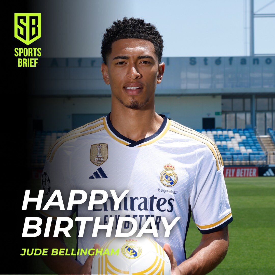 Sports Brief on X: "Happy birthday to Jude Bellingham, who turns 20 today 1x DFB-Pokal 2022/23 Bundesliga Player of the Season https://t.co/NUWLBlKi6c" / X