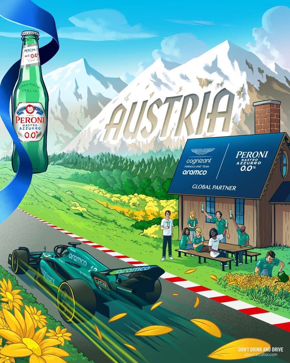 eaurouge_ps's tweet photo. ���� Aston Martin'in 2023 Avusturya GP için hazırladığı dikkat çeken poster.

🌻 Fernando Alonso

🇦🇹 #AustrianGP | #F1 https://t.co/QQvZ4BgUvl