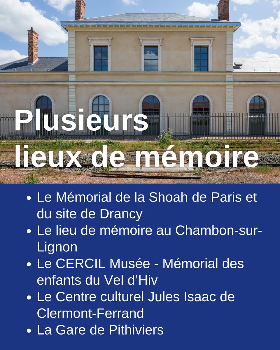 Shoah_Memorial's tweet image. - Des rencontres #exceptionnelles
- Plusieurs lieux de #mémoire
- Bien plus encore