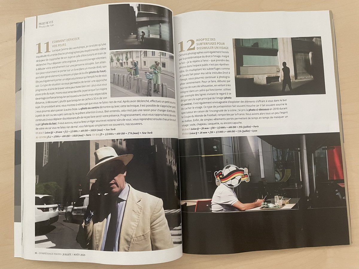 cedric__roux's tweet image. Le numéro Juillet-Août de Compétence Photo est sorti. J’ai rédigé un dossier sur la street sur 18 pages pour essayer de donner des tips sur la pratique. 20 points clés. En décryptant mes images.