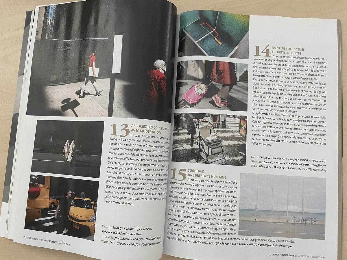 cedric__roux's tweet image. Le numéro Juillet-Août de Compétence Photo est sorti. J’ai rédigé un dossier sur la street sur 18 pages pour essayer de donner des tips sur la pratique. 20 points clés. En décryptant mes images.