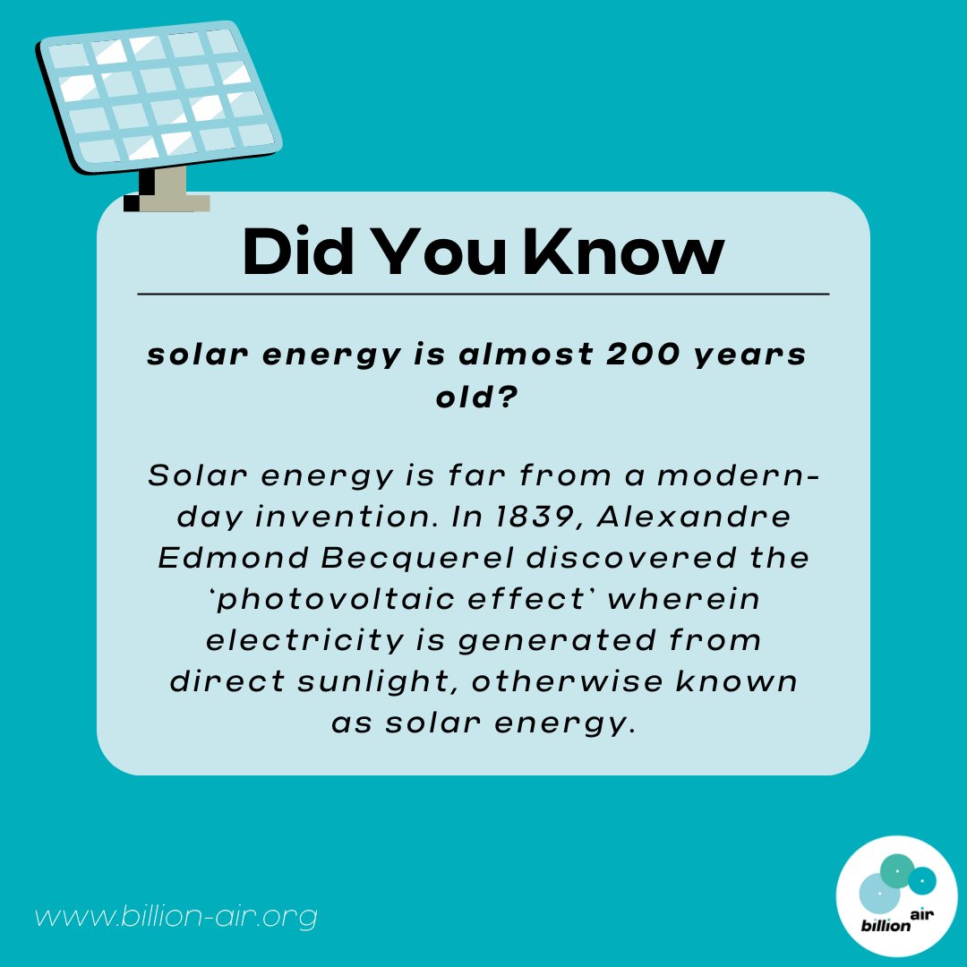 While #solarenergy has become increasingly popular in recent years, it's interesting to note that <a href="/NASA/">NASA</a> was actually one of the first organisations to adopt solar technology. They began using it aboard their satellite, in the 1950s.⚡️

#renewableenergy #sustainability #billionair