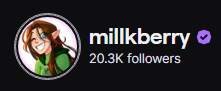milllkberry's tweet photo. WE HIT 20K TODAY? ACTUALLY WE SMASHED 20K???

thank you so so so much @BadBoyHalo for the raid and everyone in chat for the love and support :,)
i am so overwhelmed in the best way, this means the world to me <3 https://t.co/bpSCjDYIOq