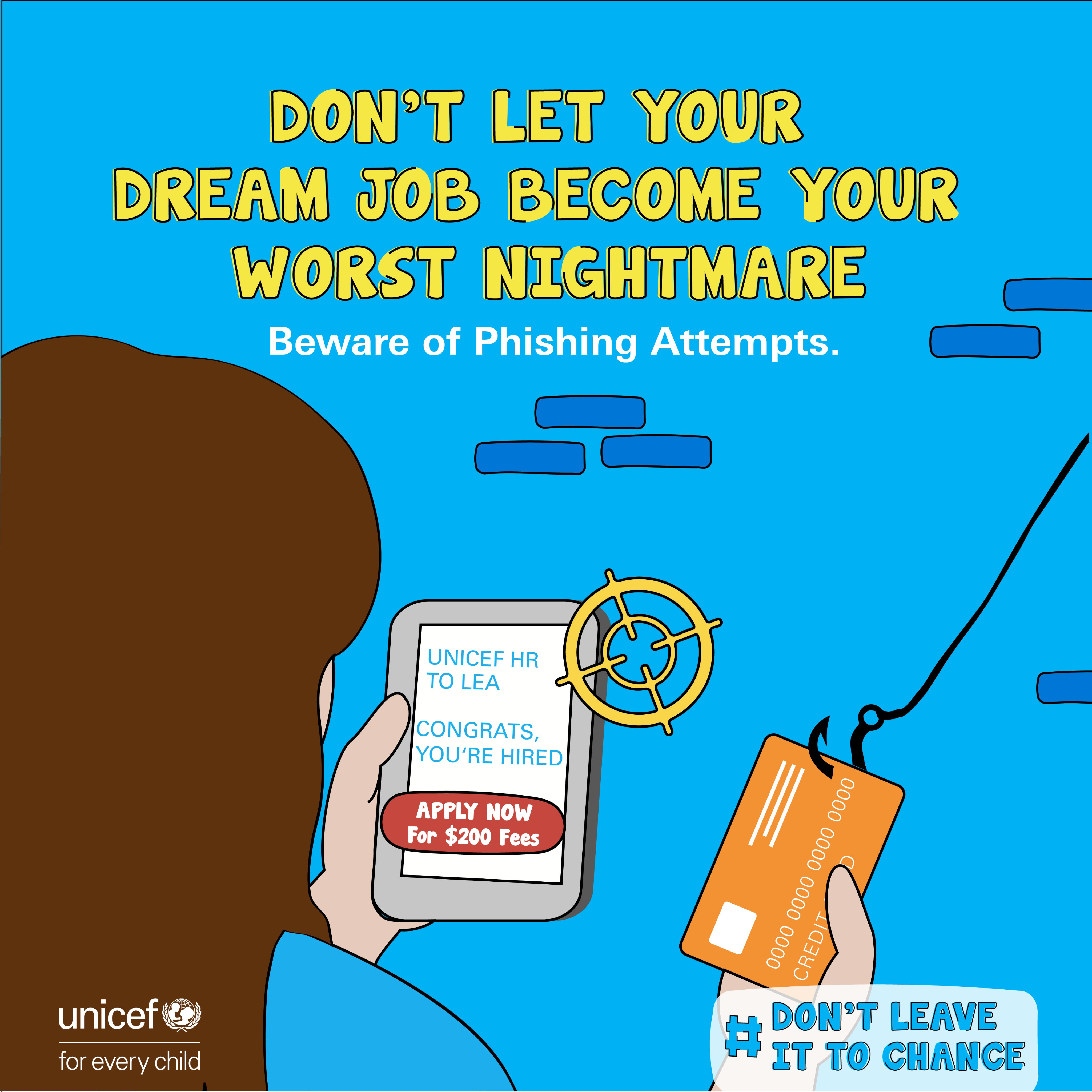 UNICEF Lebanon on X: &ldquo;UNICEF never asks for payment or banking 