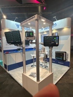 FukudaDenshiUK's tweet photo. Its the final day at the #ICS and its been great meeting so many of the delegates. Our range of monitors have been generating a large interest so if you haven't been to see us yet we are here on stand 24. #MonitoringMadeSimple #SOA23 #CriticalCare https://t.co/rfRTYB0rht