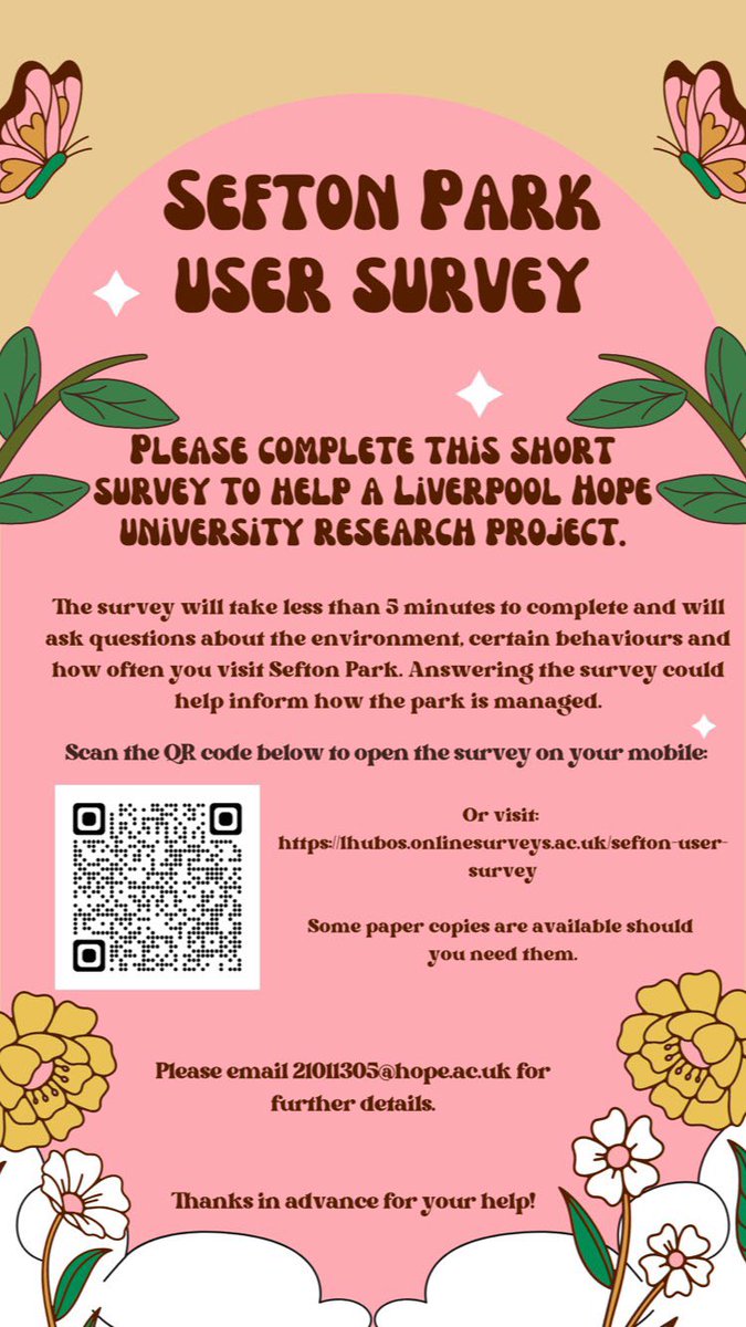 ILoveSeftonPark's tweet photo. We are working with a university student to gather data on why people visit Sefton Park towards their subject study. It can also help towards informing us as to how we can do things better 💚

Can you help by completing the questionnaire? Pls RT💚

https://t.co/I2y3tAvxPo https://t.co/SWv45fNJs8