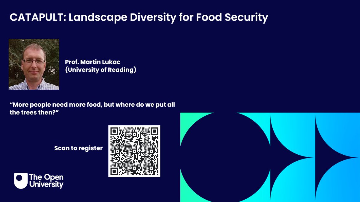CATAPULT (@catapult_ou) on Twitter photo Speaker announcement for our workshop on Landscape diversity for food security. There is still time to sign up. Our first presenter is Prof. Martin Lukac, based <a href="/UniofReading/">Uni of Reading</a> whose research & teaching is on sustainable land use & agroforestry <a href="/EJEYZiE/">Emmanuel Zuza Jnr (PhD)</a> <a href="/shonilbhagwat/">Shonil Bhagwat</a> <a href="/OU_FASS/">OU Arts & Social Sciences</a> Speaker announcement for our workshop on Landscape diversity for food security. There is still time to sign up. Our first presenter is Prof. Martin Lukac, based <a href="/UniofReading/">Uni of Reading</a> whose research & teaching is on sustainable land use & agroforestry <a href="/EJEYZiE/">Emmanuel Zuza Jnr (PhD)</a> <a href="/shonilbhagwat/">Shonil Bhagwat</a> <a href="/OU_FASS/">OU Arts & Social Sciences</a>