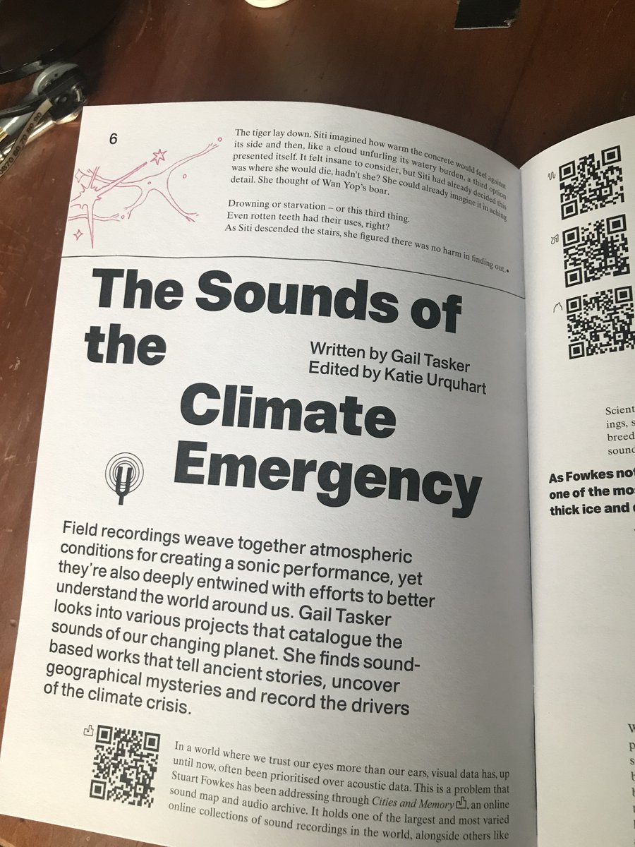 Very happy to receive the latest issue of <a href="/itsfreezinginla/">It's Freezing in LA! Magazine</a> in the post. It includes an article of mine about a project called <a href="/citiesandmemory/">Cities and Memory (@citiesandmemory.bsky.social)</a> + other great essays on creative responses to the climate crisis. 

Go get yourself one! itsfreezinginla.com