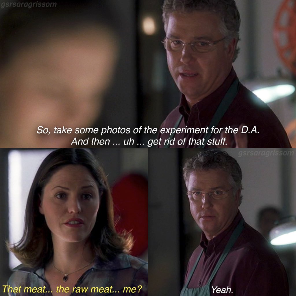 #sarasidle #jorjafox #gilgrissom #williampetersen