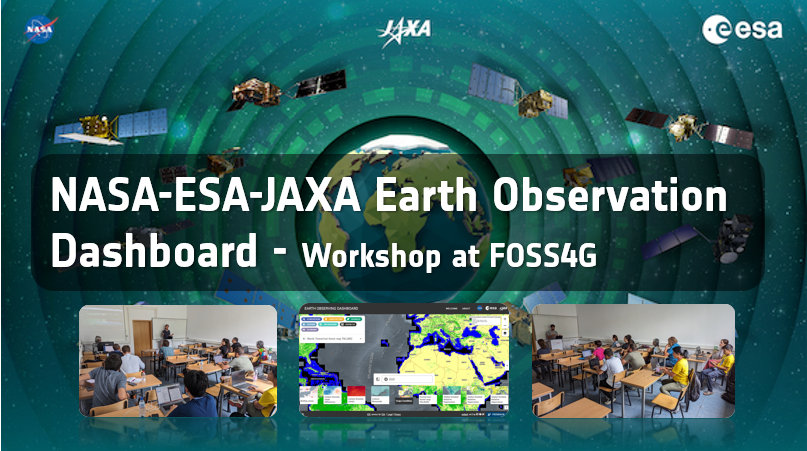 EO OPEN SCIENCE (@eo_open_science) on Twitter photo This week, <a href="/NASA/">NASA</a>-<a href="/ESA/">European Space Agency</a>-<a href="/JAXA_en/">JAXA(Japan Aerospace Exploration Agency)</a> collaborated on a interactive workshop at <a href="/foss4g/">FOSS4G 2024 | https://fosstodon.org/@foss4g</a>, presenting tutorials and new features of eodashboard.org, the user-friendly that allows to explore changes in our planet based on satellite earth observations 🌍🛰️
👉medium.com/euro-data-cube… This week, <a href="/NASA/">NASA</a>-<a href="/ESA/">European Space Agency</a>-<a href="/JAXA_en/">JAXA(Japan Aerospace Exploration Agency)</a> collaborated on a interactive workshop at <a href="/foss4g/">FOSS4G 2024 | https://fosstodon.org/@foss4g</a>, presenting tutorials and new features of eodashboard.org, the user-friendly that allows to explore changes in our planet based on satellite earth observations 🌍🛰️
👉medium.com/euro-data-cube…
