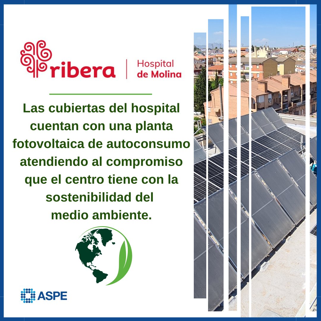 La revista Global Salud ha hablado con 🗣 Pedro Hernández, director gerente de nuestro asociado <a href="/Hospital_Molina/">Ribera Hospital de Molina</a>, sobre el compromiso del centro con la sostenibilidad del medioambiente 📷♻

Puedes leer la entrevista completa, aquí 📲 lnkd.in/djj8QVBu

#ASPE