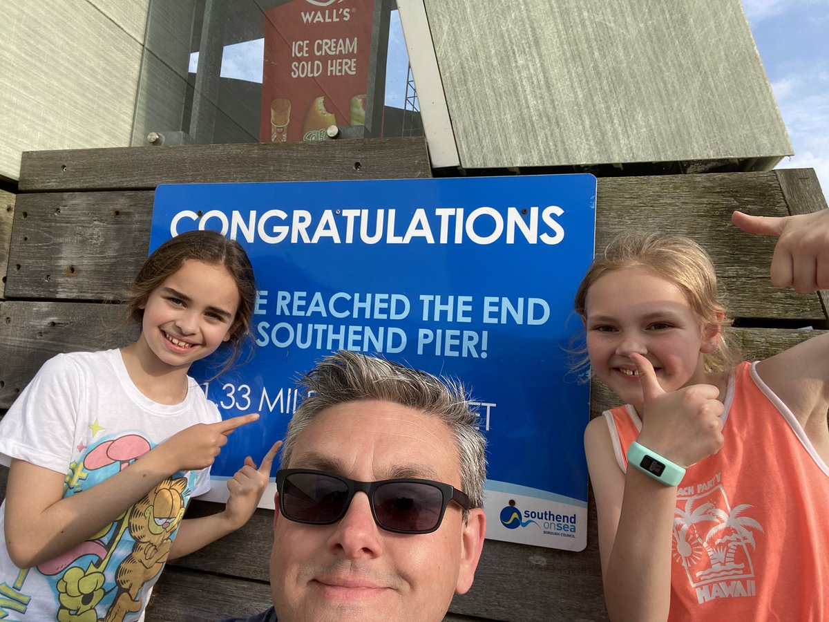 sguestsolace's tweet photo. #PublicSector3Peaks @ Home Challenge - might not have done the tallest peaks, but I did do the longest pleasure pier in the world (owned by @southend_cityC) with the fam last night! @Solace_UK https://t.co/BFneGSAQGN