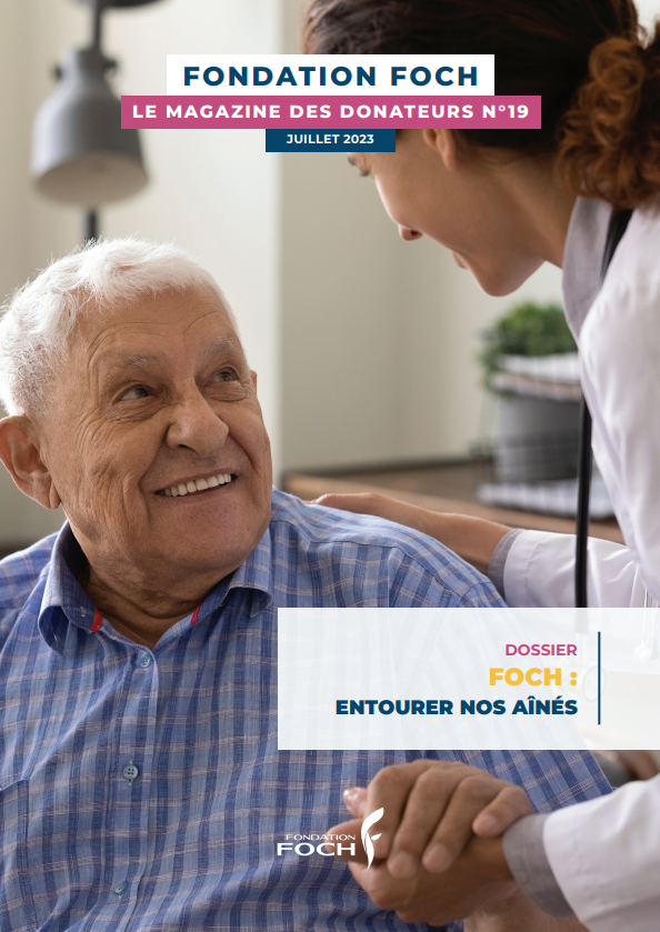 [#MAGAZINE]
Le nouveau magazine des donateurs de la Fondation est sorti !
Focus sur le service #gériatrie de l' <a href="/HopitalFoch/">Hôpital Foch</a>  dirigé par le docteur Antoine Bizard évoquant la prise en charge et le suivi personnalisé de nos aînés.
#gérontologie
▶️▶️bit.ly/Magazine_Fonda…