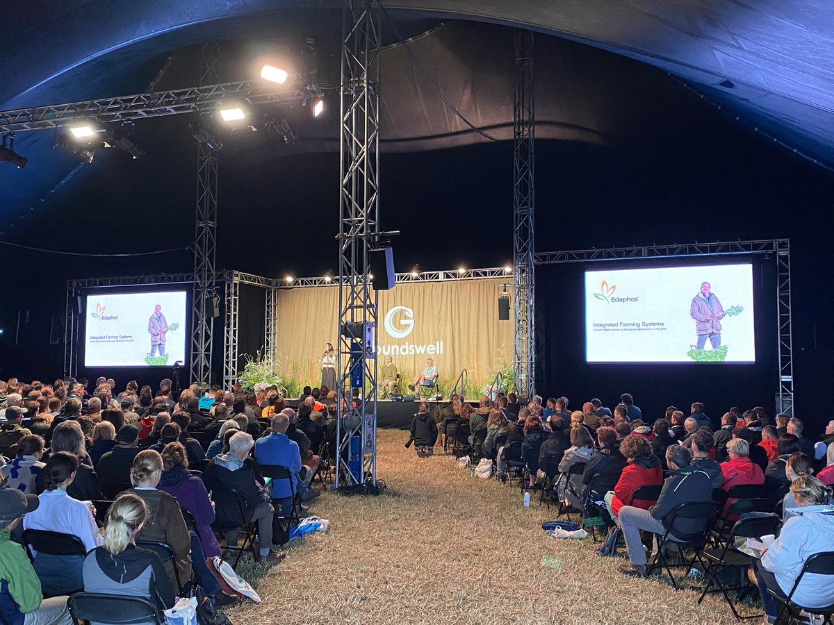 Nicole masters and Our Managing Director Mike Harrington kicking off day 2 in the big tent ⛺️ #Groundswell2023