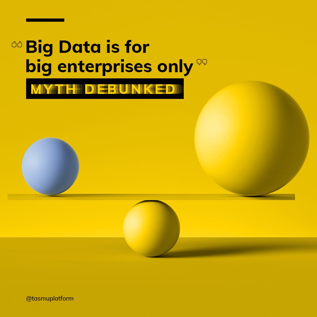 #Bigdata has become accessible and relevant for organisations of all sizes. The key is to focus on #dataquality, relevance & #value rather than solely on its quantity. Any organisation can benefit from collecting & analysing data that is meaningful & aligned with its objectives.