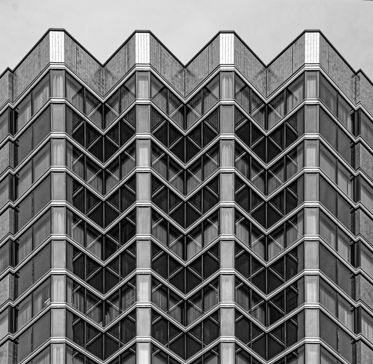 Grayscale architecture in Osaka