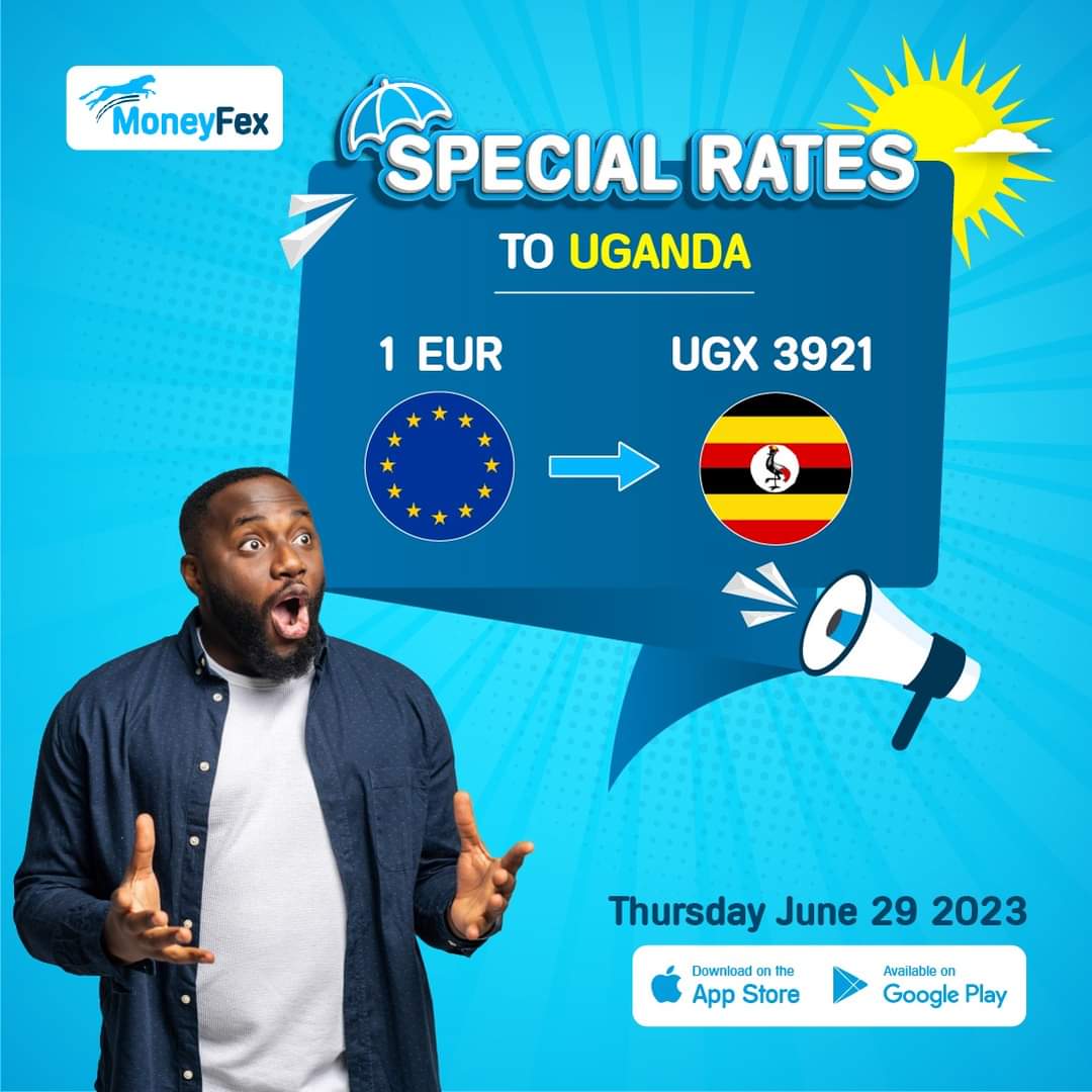 Today's Rate to Uganda 🇺🇬
#Uganda #moneyfex
moneyfex.com