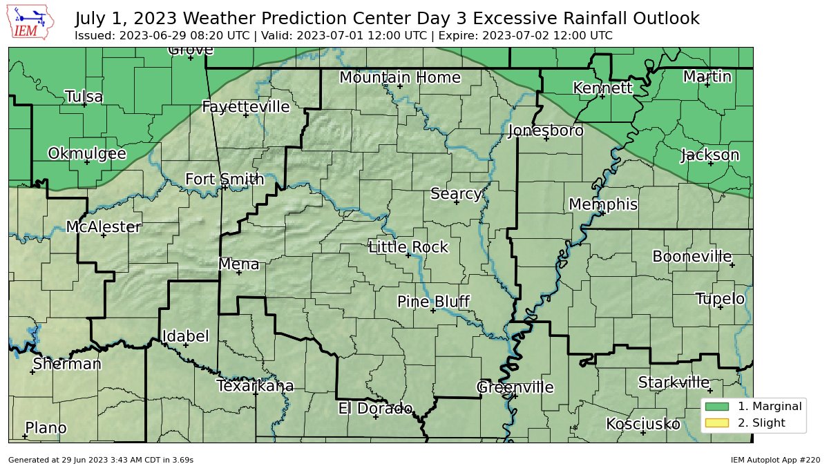 + Noaa weather alerts.. on Twitter "WPC issues Day 3 Marginal Risk