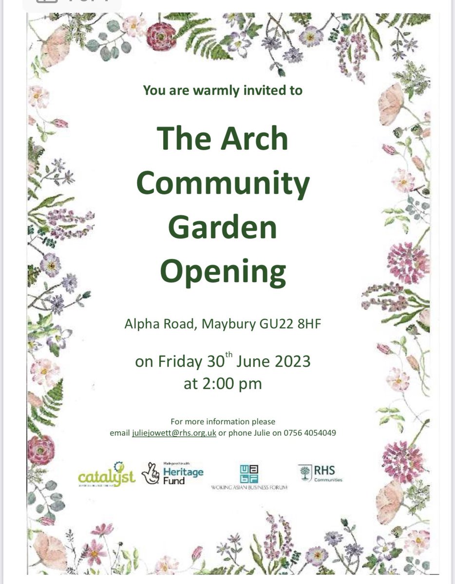 We are delighted as this project is in its final stage! <a href="/RHSWisley/">RHS Garden Wisley</a>