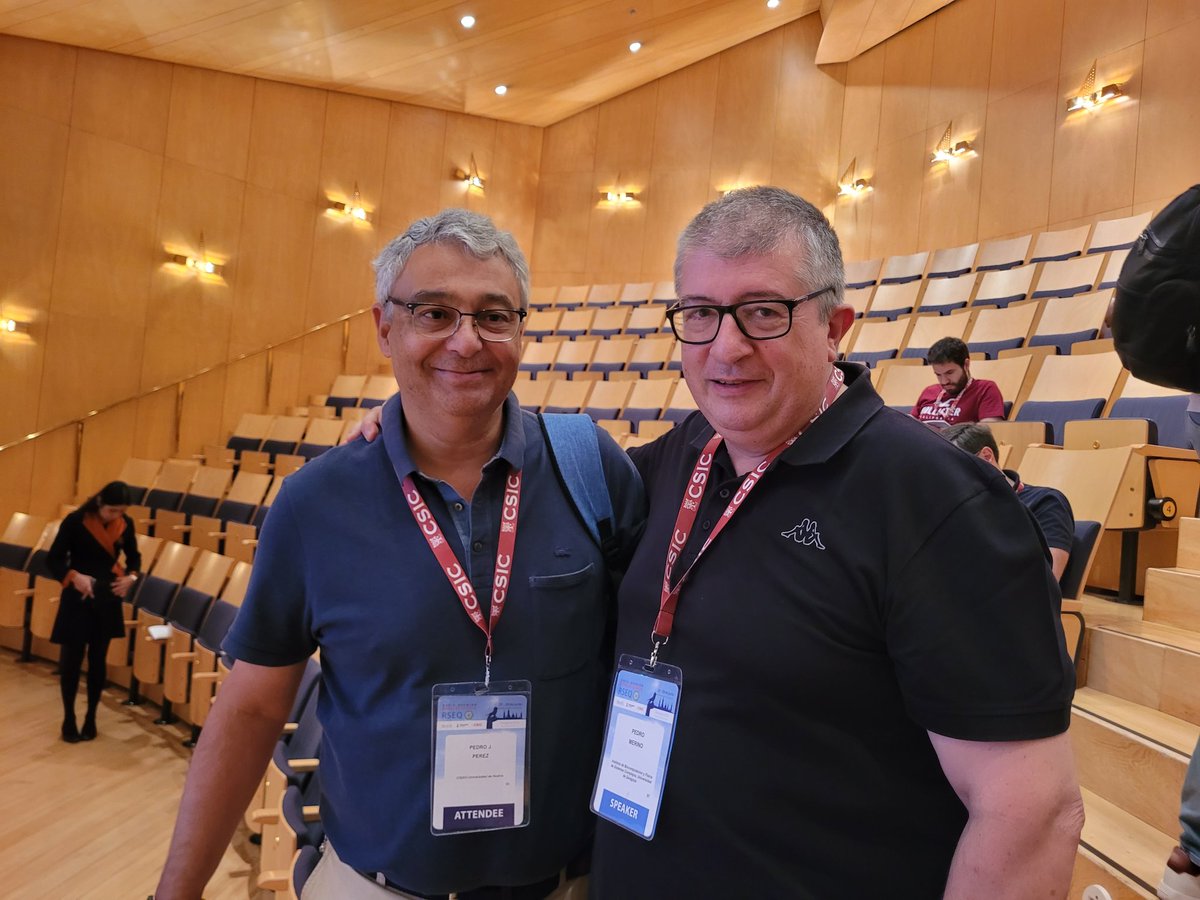 The day of the feast of Saint Peter, two Peters (<a href="/PedroJPerez65/">Pedro J. Perez</a> &amp; <a href="/pmerino_UZ/">Pedro Merino</a> ) meet at @BQZ2023 <a href="/RSEQUIMICA/">RSEQ</a>.