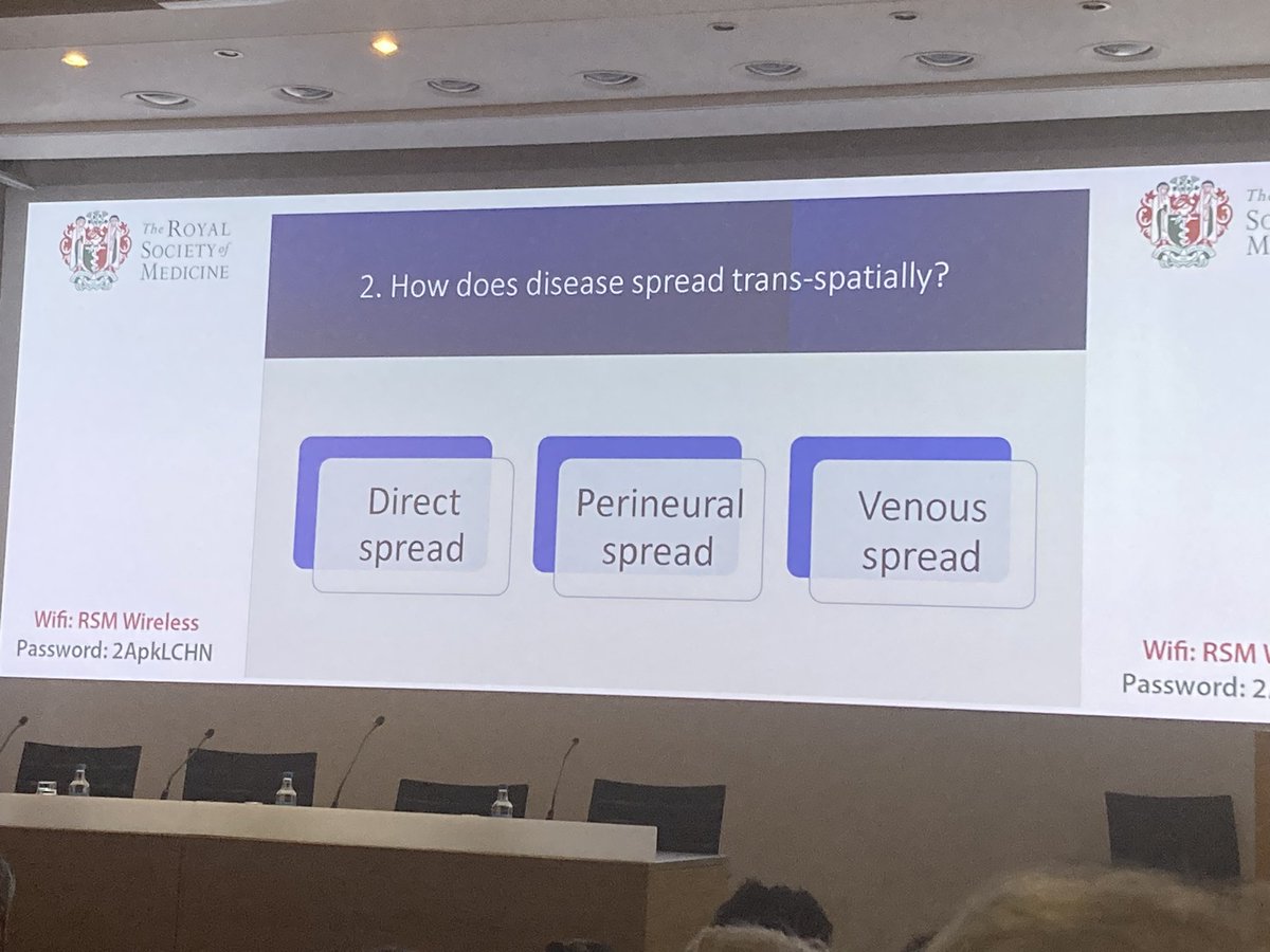Enjoying an excellent talk by Dr Susan Jawad on transpatial lesions within the head &amp; neck. #bshni2023 #bshni #rsm