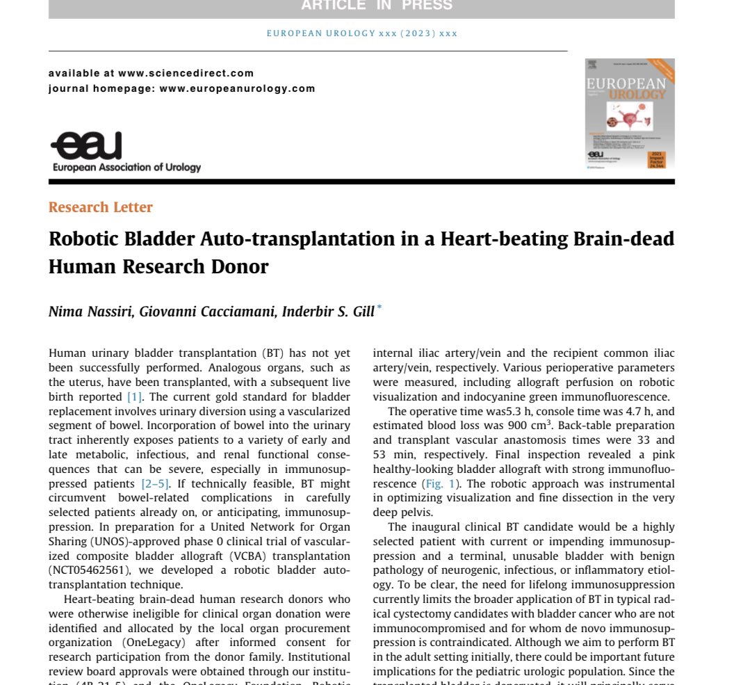 Dr. Giovanni E Cacciamani MD MSc FEBU 🇮🇹🇺🇸🇪🇺 tweet media