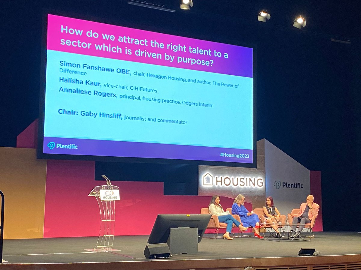What an end to #Housing2023! 
Loved having the opportunity to represent @CIHFutures on the keynote stage on a topic that’s personal and important to me. I hope to see more young professionals given such platforms to have our voice and stories heard.