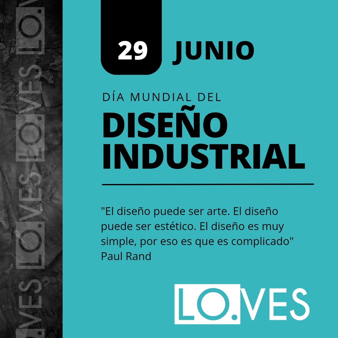 lovesestudio's tweet photo. Feliz día Diseñadores Industriales!

#LoVes #Create #29Junio #DíaMundialdelDiseñoIndustrial #Pasión #Creación #Inovación #Ideas #Simple #Complejo https://t.co/Ytj2KIN4OY