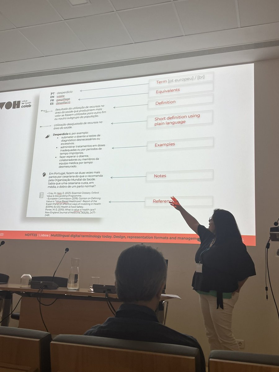 RodolfoMaslias's tweet photo. Using the right #terminology in the sector of #Health is vital because mistakes are fatal. Presentation on
Popularizing Terminology in Health Care
by Raquel Silva, Francisco von Hafe, Salomé Azevedo, Federico Guede-Fernández and Ana Londral
in the @MDTT2023 conference in Lisbon https://t.co/3u42FRvoTC