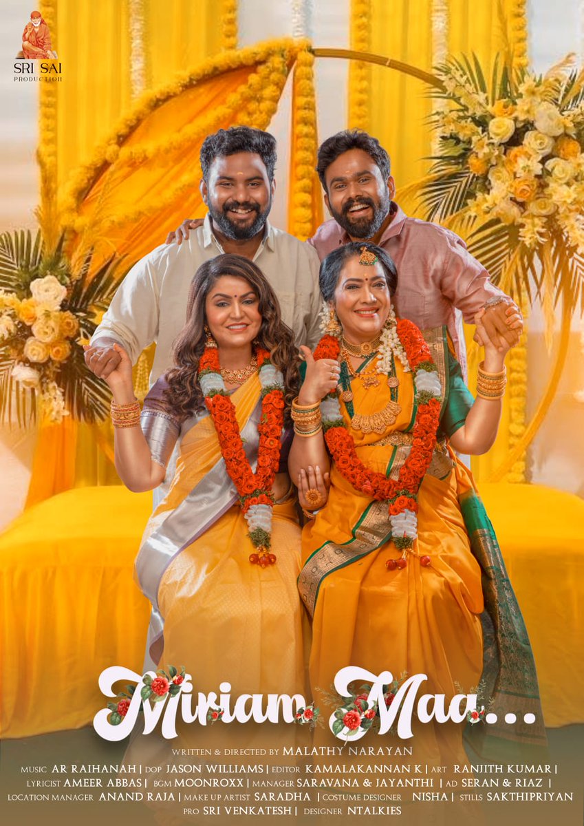 V2Cinemas's tweet photo. Unveiling the captivating first look of #Miriammaa, a film that promises to be a visual & emotional extravaganza. Get ready to be transported into a world of dreams & desires.
#MiriammaaFirstLook
#MalathyNarayan @AshiqVJash
@ProSrivenkatesh https://t.co/MQtk968ENJ