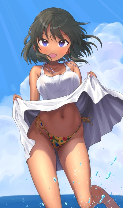 新しく描く時間がなかったので以前skebで描かせていただいたナターリアにちょっと手を入れたものでお祝いです #ナターリア生誕祭2023