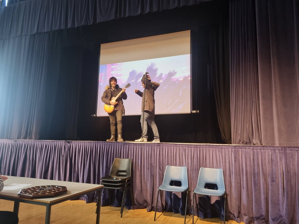 And then Mr Morrison and Mr McLeod giving a solid Oasis performance, including the infamous falling out of Liam and Noel!