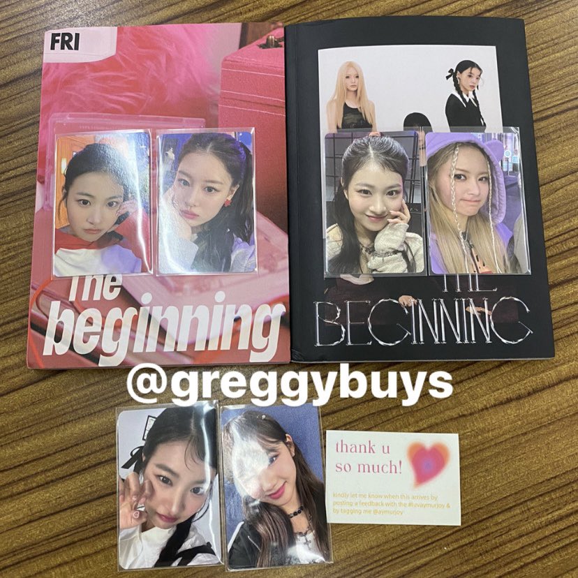 greggybuys's tweet photo. finally got to open my cupid albums! thank u for the smooth transaction 🫶 @aymurjoy #luvaymyurjoy https://t.co/bIXmsgnKTR