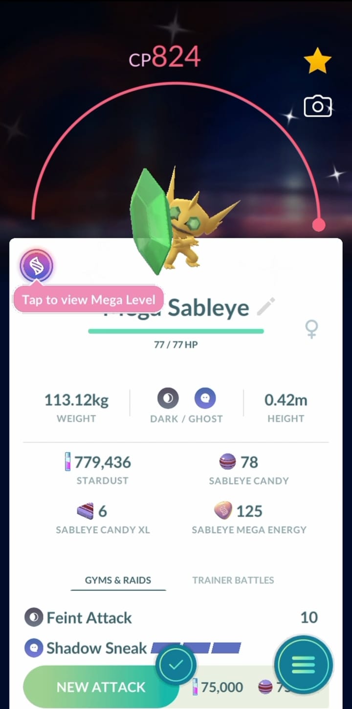 Shiny Sableye - Pokemon Go