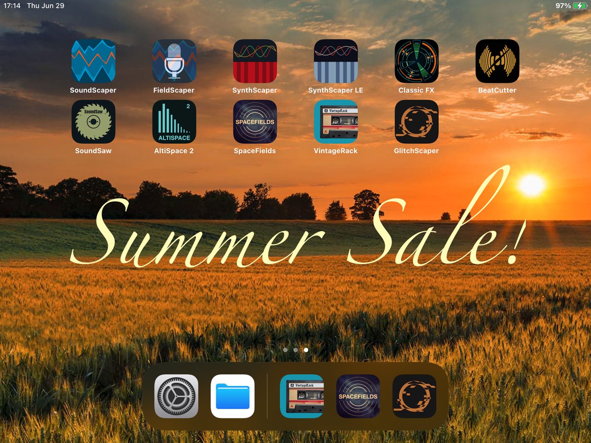 zzzwiw's tweet image. All apps! #glitchscaper #vintagerack #spacefields #altispace #soundsaw #beatcutter #classicfx #synthscaper #fieldscaper #soundscaper #summer #sale #deal motion-soundscape.blogspot.com/2023/06/all-of…