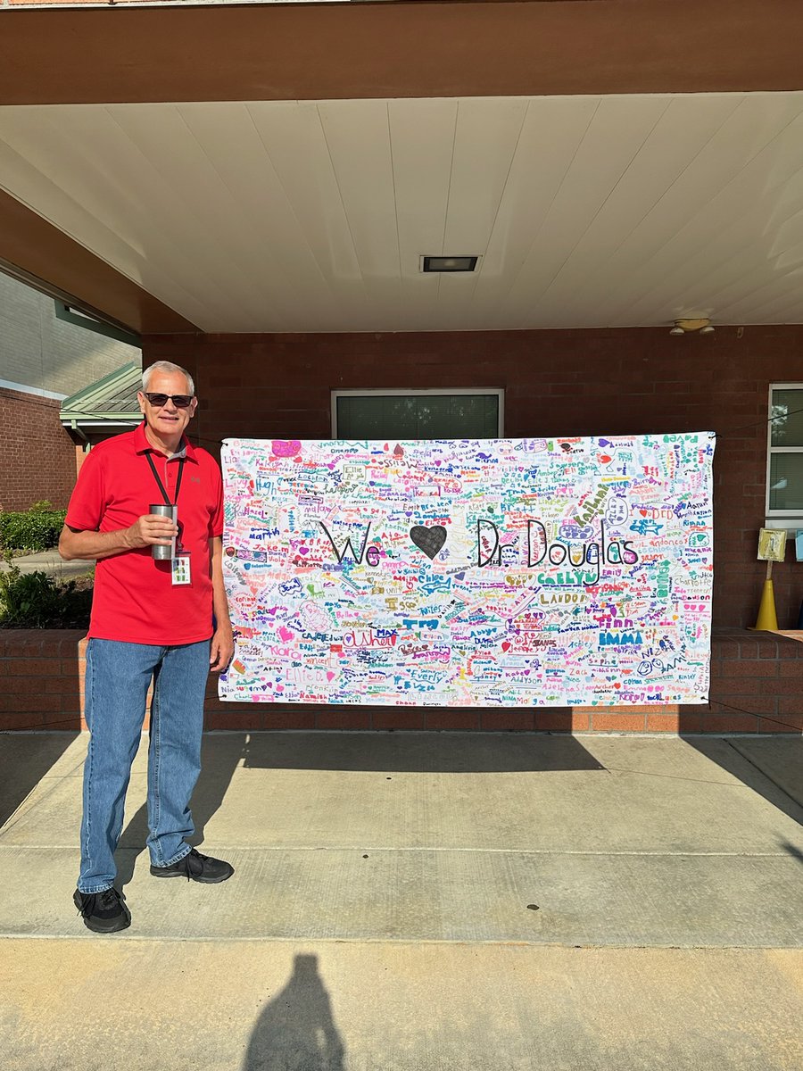 Happy retirement, Dr. Douglas!  You will be greatly missed!  #HawksSoar